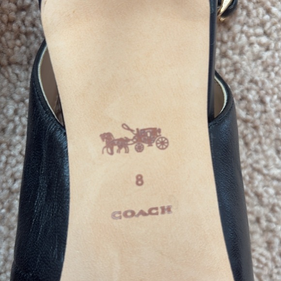 Coach Kitten Heel Slingbacks - Picture 7 of 9